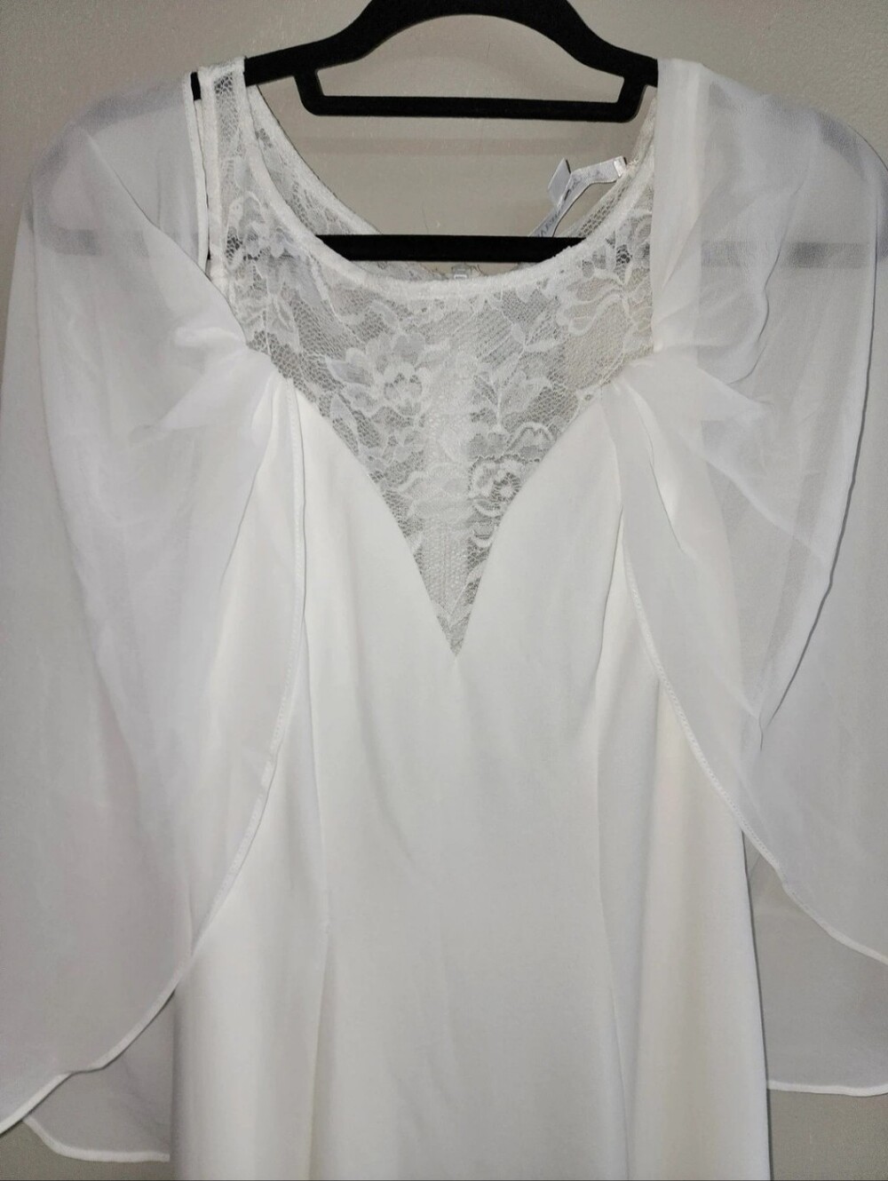 Ever Pretty Wedding White Long Sleeve Dress with Lace Detail - Picture 14 of 16